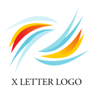 X Letter Logo PNG Vector