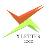 X Letter Tick Right Logo PNG Vector