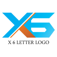 X6 Letter Logo PNG Vector