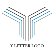 Y Letter Design Logo PNG Vector