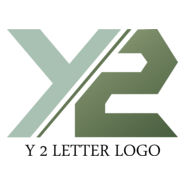 Y2 Letter Logo PNG Vector