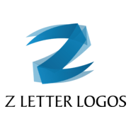 Z Letter Fashion Colorful Blue Logo PNG Vector