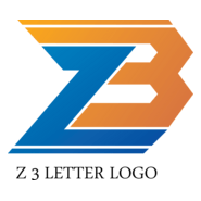 Z3 Letter Logo PNG Vector