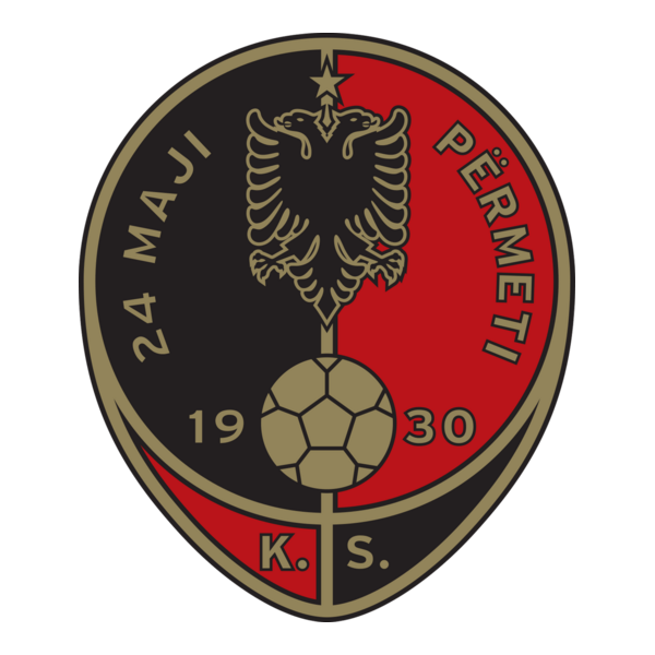 24 Maji Përmeti Logo PNG Vector