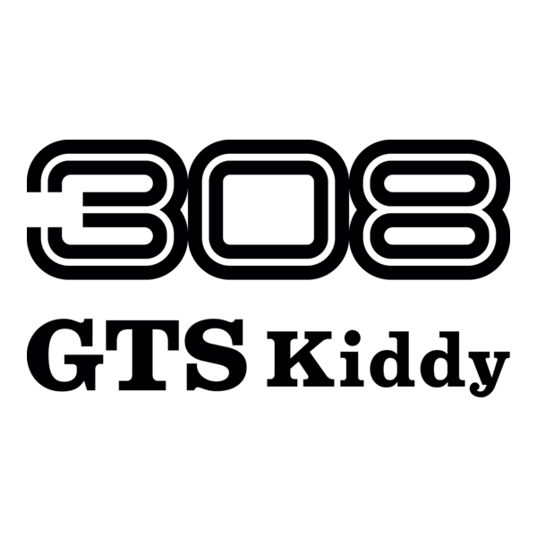 308 GTS Kiddy Logo PNG Vector