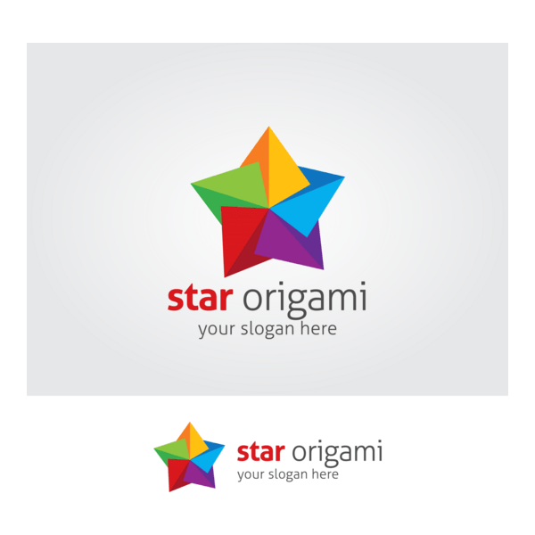 Abstract star Logo PNG Vector