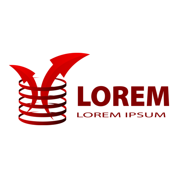 arrows circle ribbon company Logo PNG Vector