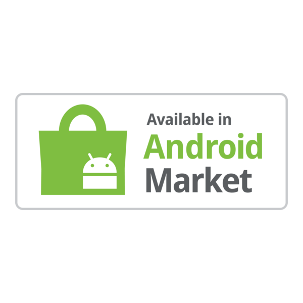 Available in Android Market Logo PNG Vector