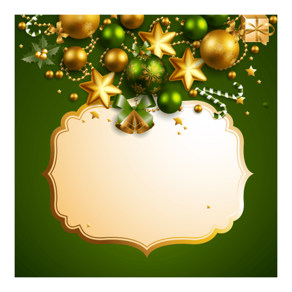 beautiful christmas border background Logo PNG Vector