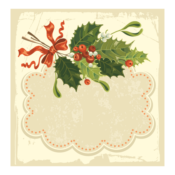 beautiful christmas Logo PNG Vector