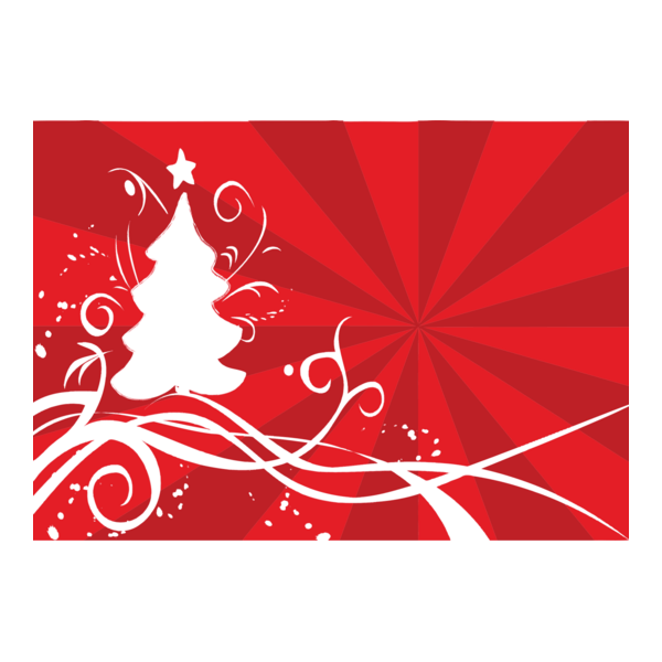 beautiful sketch christmas tree Logo PNG Vector