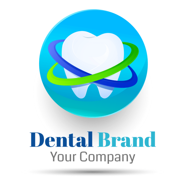 Blue dental Logo PNG Vector