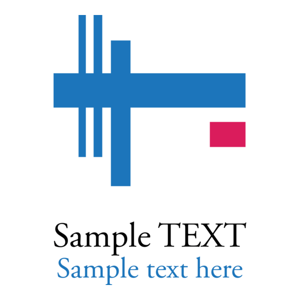 blue shape company Logo PNG Vector