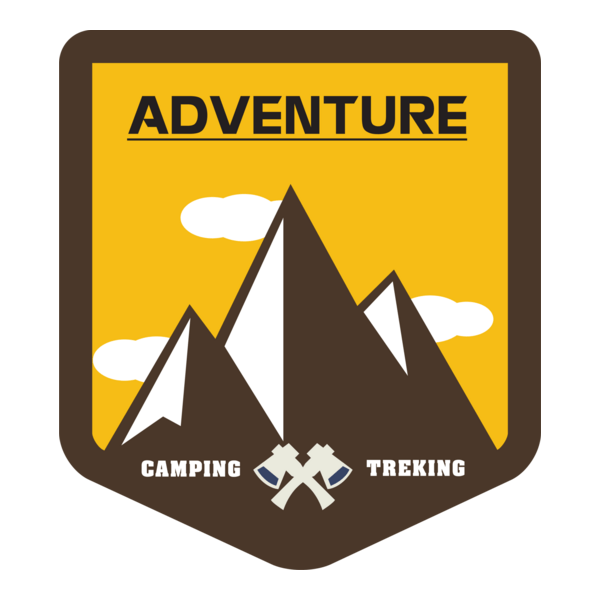 camping treking Logo PNG Vector