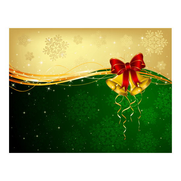 christmas background bells decorative bow Logo PNG Vector