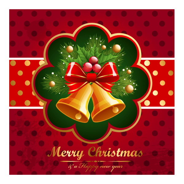 christmas bell background Logo PNG Vector