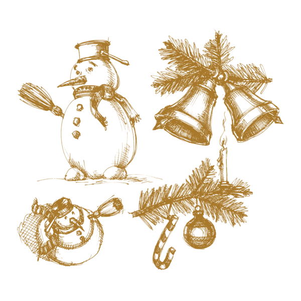 christmas bells Logo PNG Vector