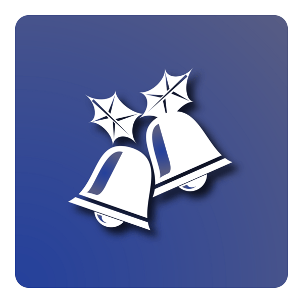 christmas bells Logo PNG Vector