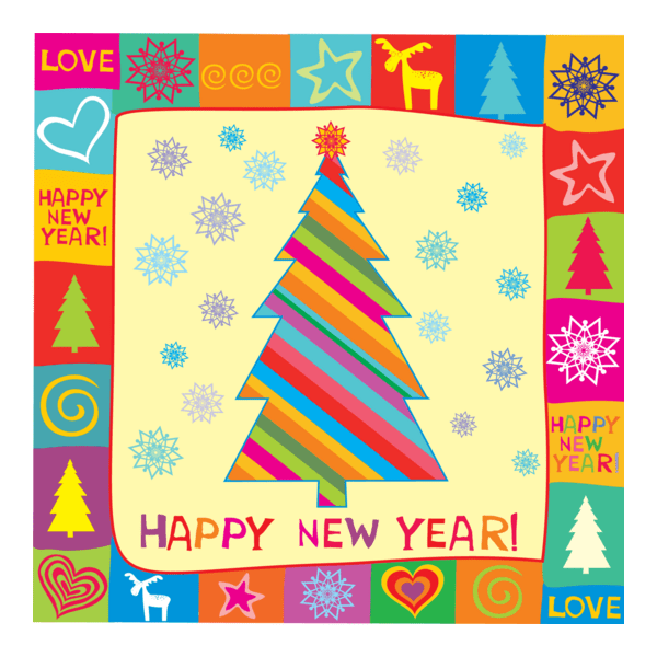 christmas cartoon Logo PNG Vector