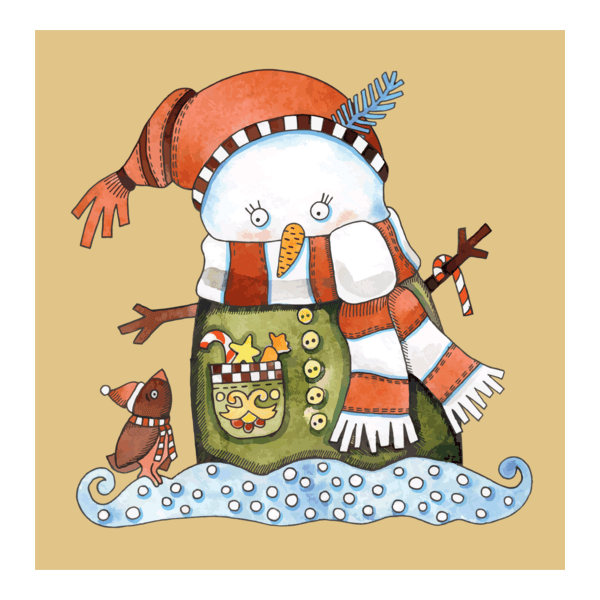 christmas cartoon Logo PNG Vector