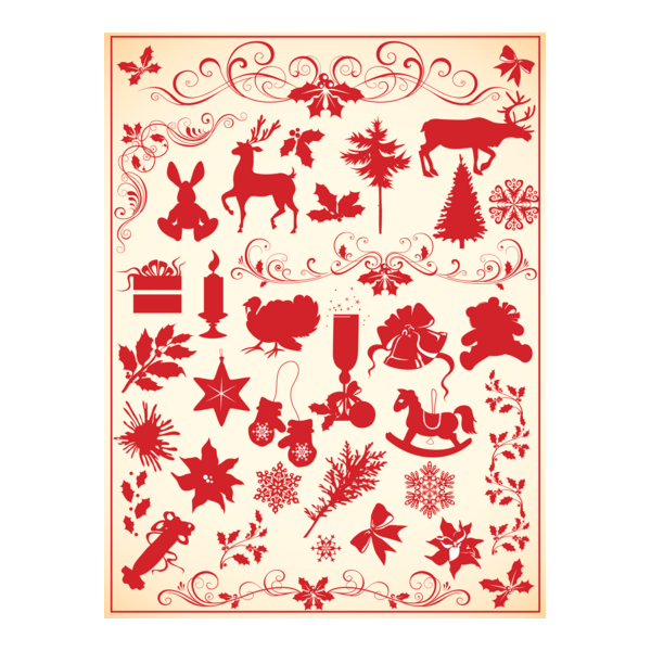 christmas element Logo PNG Vector