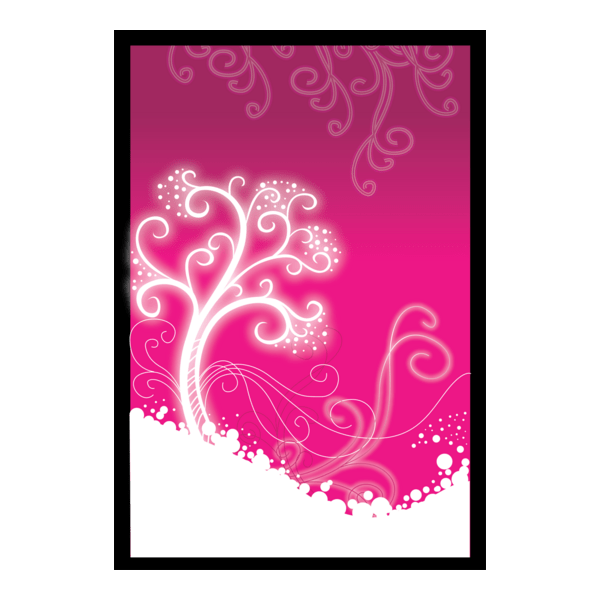 christmas floral Logo PNG Vector