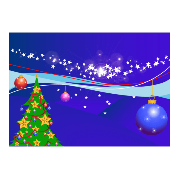 christmas gift tree abstract snowflake x mas card Logo PNG Vector