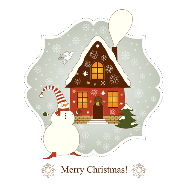 christmas greeting card Logo PNG Vector