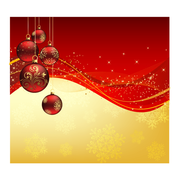 christmas greeting red balls Logo PNG Vector