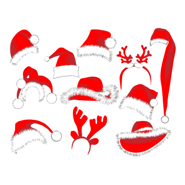 christmas hats Logo PNG Vector