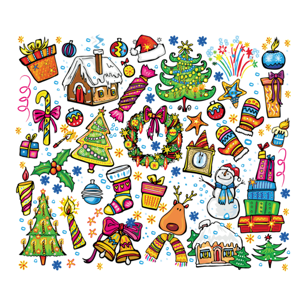 christmas Logo PNG Vector