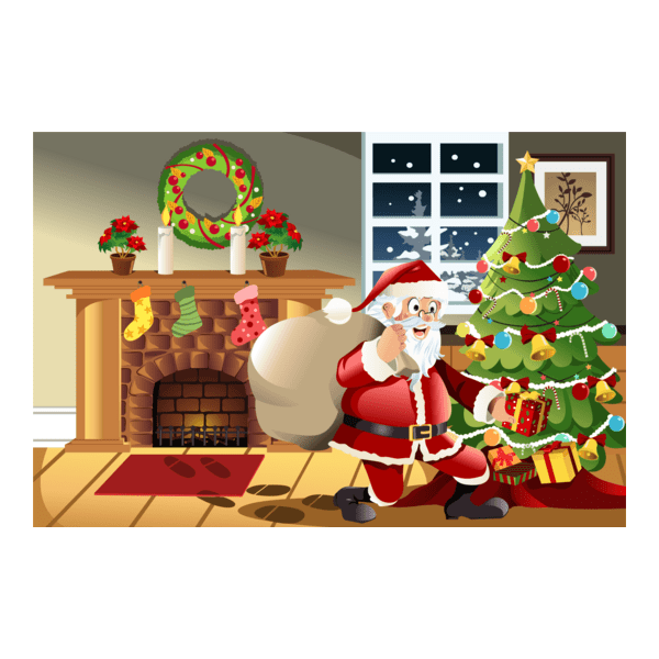 christmas scene Logo PNG Vector