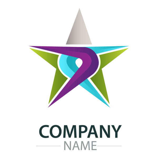 colorful star company Logo PNG Vector