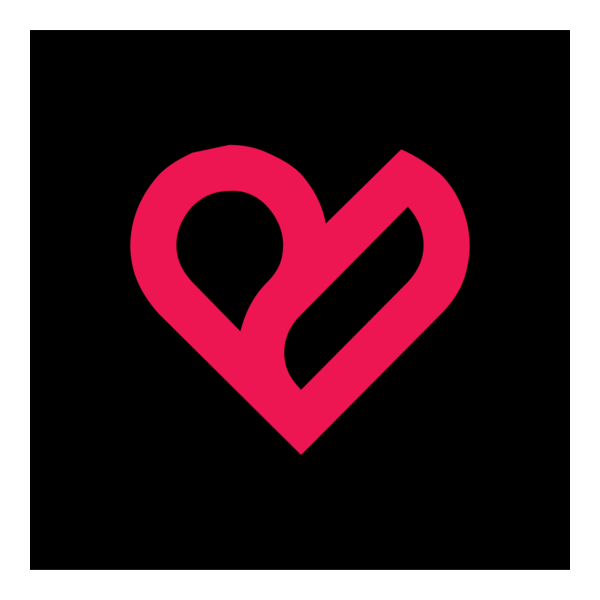 Computer Love Logo PNG Vector