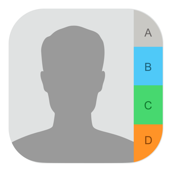 Contacts IOS Logo PNG Vector