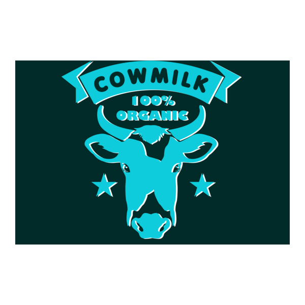 cow milk organic Logo PNG Vector