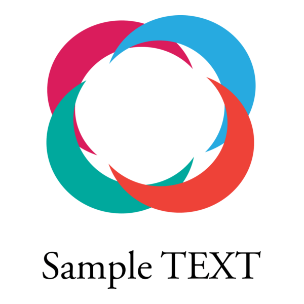 Cut circle company Logo PNG Vector