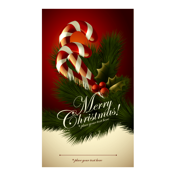 cute christmas Logo PNG Vector