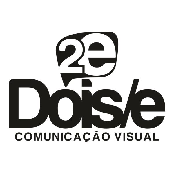 Dois/e Comunicação Visual Logo PNG Vector
