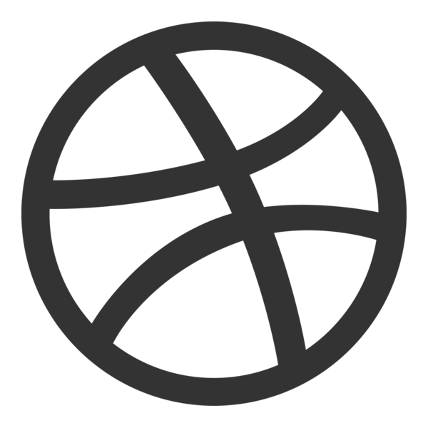Dribbble ball mark Logo PNG Vector