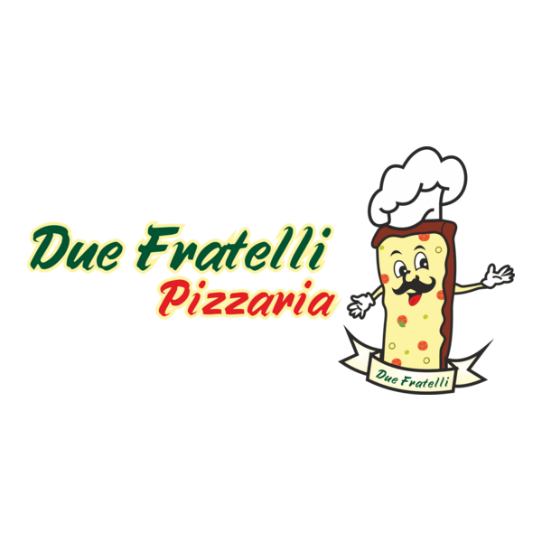Due Fratelli Pizzaria Logo PNG Vector