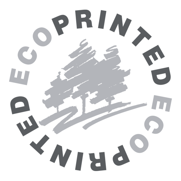 Eco Printed Logo PNG Vector