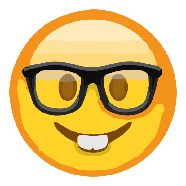 Emoji - Sorrindo Com Óculos Logo PNG Vector