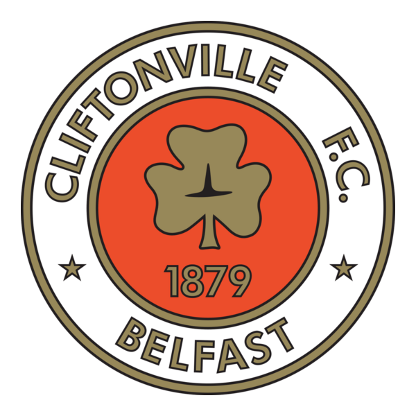 FC Cliftonville Belfast Logo PNG Vector