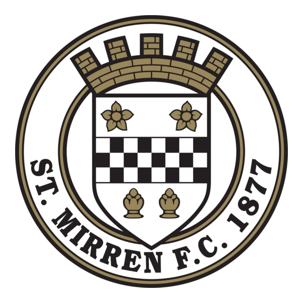 FC Saint-Mirren Paisley Logo PNG Vector