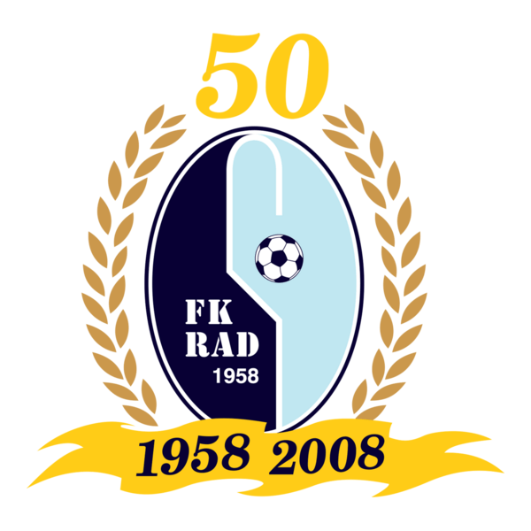 FK Rad (1958-2008) Logo PNG Vector
