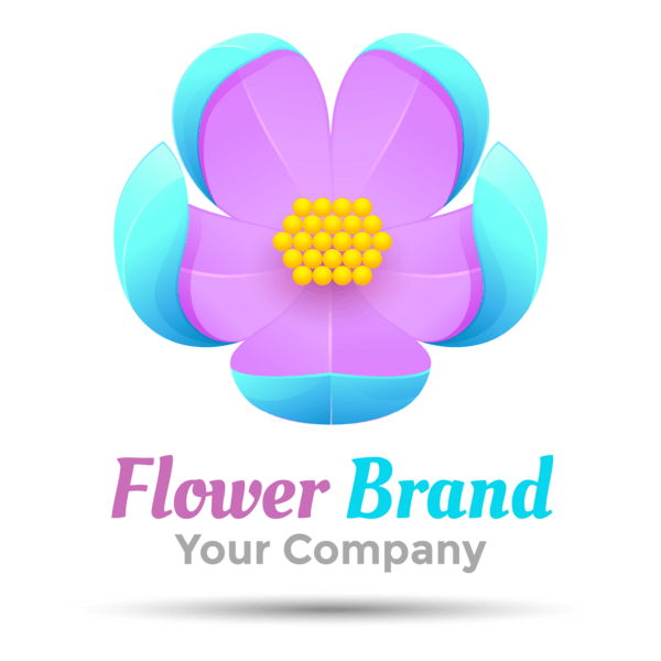 Flower Logo PNG Vector