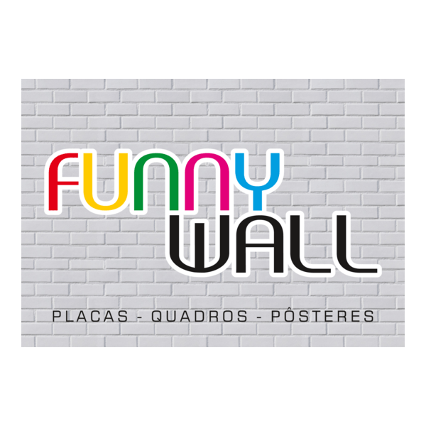 Funny Wall Logo PNG Vector