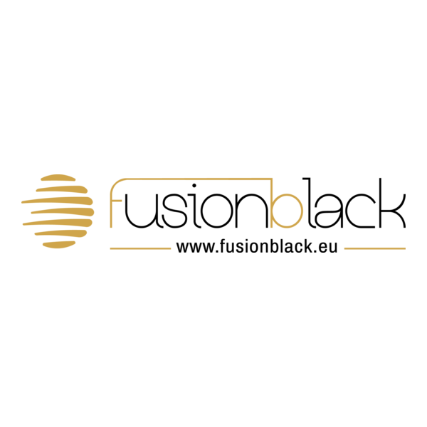 Fusion Black Logo PNG Vector