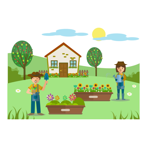 gardening Logo PNG Vector